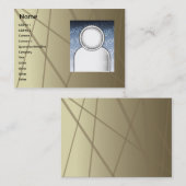 Brown-Stöcke - mollig Visitenkarte (Vorne/Hinten)