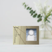 Brown-Stöcke - mollig Visitenkarte (Stehend Vorderseite)