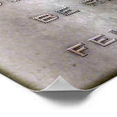 Brown Stone "PURPLE HEART" Poster (Ecke)