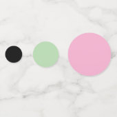 Brown Stripe French Bulldog Face Table Confetti Konfetti (Rückseiten)