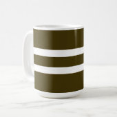 Brown Striped Tasse (Vorderseite Links)