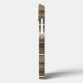 Brown stripes Case-Mate iPhone Hülle (Rückseite / Links)