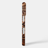 Brown Stylish Mandala Phone Case (Rückseite / Rechts)