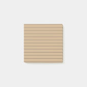 Brown Stylish Stationery Post-it Klebezettel (Vorderseite)