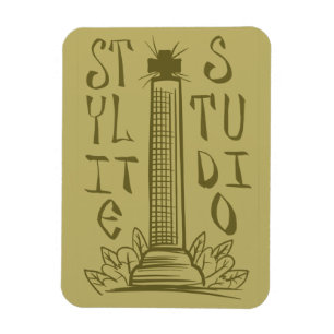 Brown Stylite Studio Magnet