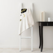 Brown Sugar Babe in Schwarz und Gold Sherpadecke (Beispiel)