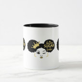 Brown Sugar Babe in Schwarz und Gold Tasse (Zentrum)