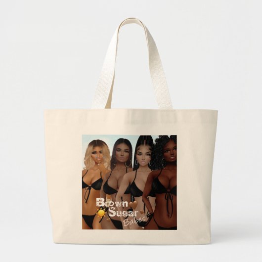 Brown Sugar Babes Beach Tasche 1 (Vorne)