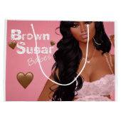 Brown Sugar Babes Geschenktasche 1 Große Geschenktüte (Rückseite)