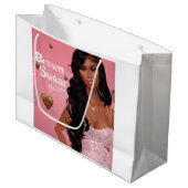 Brown Sugar Babes Geschenktasche 1 Große Geschenktüte (Vorderseite Schrägansicht)