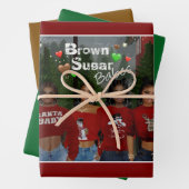 Brown Sugar Babes Gift Wrap 15 Geschenkpapier Set (Beispiel)