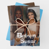 Brown Sugar Babes Gift Wrap 2 Geschenkpapier Set (Beispiel)