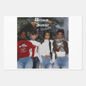 Brown Sugar Babes Gift Wrap 3 Geschenkpapier Set (Vorderseite)