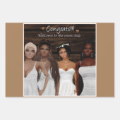 Brown Sugar Babes Gift Wrap 4 Geschenkpapier Set (Vorderseite)