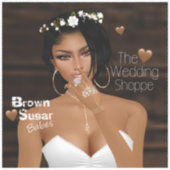 Brown Sugar Babes Große Aufkleber 1 (Vorderseite)