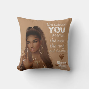 Brown Sugar Babes Pillow 3 Kissen