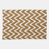 Brown Sugar Southern Hütte Chevrons Handtuch (Horizontal)