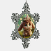 Brown Sugar Thing Schneeflocken Zinn-Ornament (Links)
