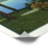 Brown Swan Park Blick auf den See Poster (Ecke)