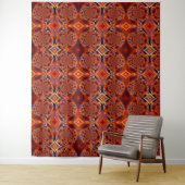 Brown Swirl Design Tapestry Wandteppich (Beispiel)