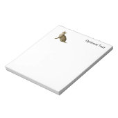 Brown Tabby Cat Notizblock (Rotiert)