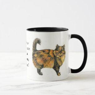 Brown Tabby Cat Ringer Tasse