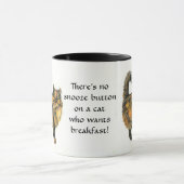Brown Tabby Cat Ringer Tasse (Zentrum)