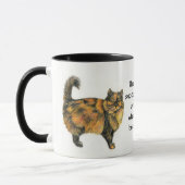 Brown Tabby Cat Ringer Tasse (Links)