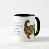 Brown Tabby Cat Ringer Tasse (VorderseiteRechts)