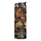 BROWN TAN BLUE FALL AUTUMNBLASEN THERMOSBECHER (Nach links gedreht)