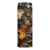 BROWN TAN BLUE FALL AUTUMNBLASEN THERMOSBECHER (Rückseite)