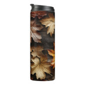 BROWN TAN BLUE FALL AUTUMNBLASEN THERMOSBECHER (Nach rechts gedreht)