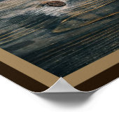 Brown & Tan Coffee Poster (Ecke)