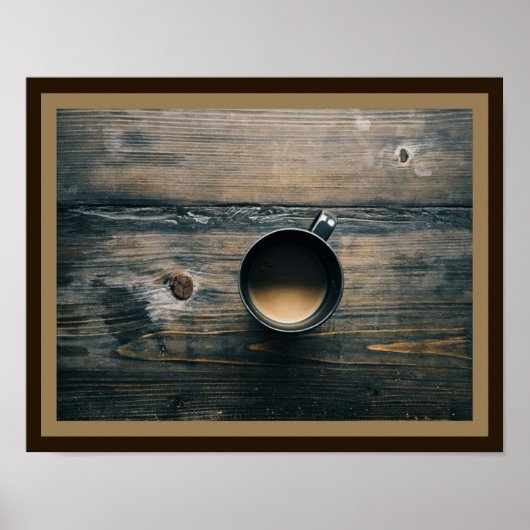 Brown & Tan Coffee Poster (Vorne)