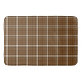 Brown Tartan Badematte (Vorderseite)