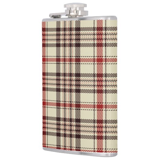 Brown Tartan Flachmann (Links)