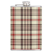 Brown Tartan Flachmann (Vorderseite)