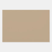 Brown Tartan Geschenkpapier Set (Vorderseite 3)