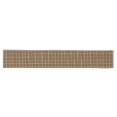 Brown Tartan Großer Tischläufer (Horizontal)