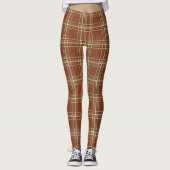 Brown Tartan Leggings (Vorderseite)