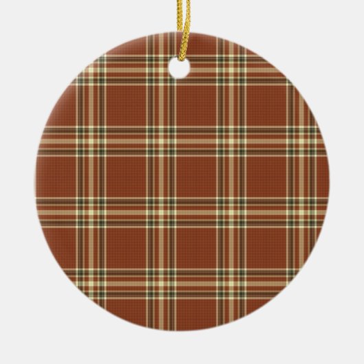 Brown Tartan Ornament (Vorne)