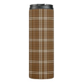 Brown Tartan Thermosbecher (Rückseite)