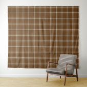 Brown Tartan Wandteppich (Beispiel (Horizontal))