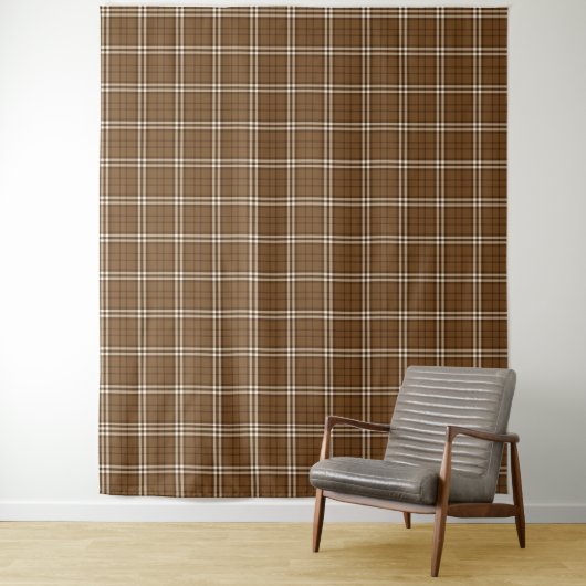 Brown Tartan Wandteppich (Beispiel)