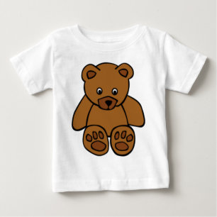 Brown Teddy Bear Baby T-shirt