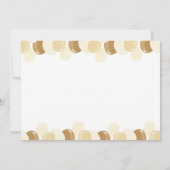 Brown Teddy Bear Einladung Teddy Baby Dusche (Rückseite)