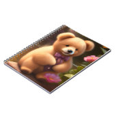 Brown Teddy Bear Spiral Notebook Notizblock (Linke Seite)