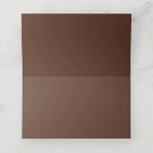 Brown Teddy Bears Liebe Wedding Party Brautparty Platzkarte (Innenseite Aufgefaltet)