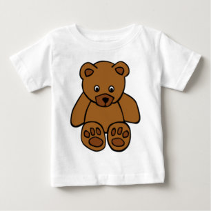 Brown-Teddybär Baby T-shirt