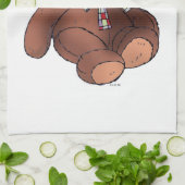 Brown-Teddybär Handtuch (Gefaltet)